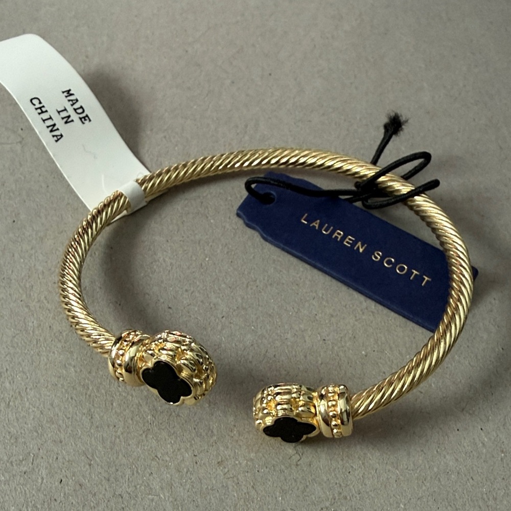 Gold and Black Women's Bracelet